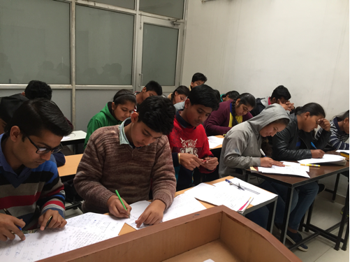 students taking exam of Scholars Hub