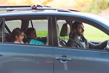 family in car of SD CALL DRIVERS & RENTALS