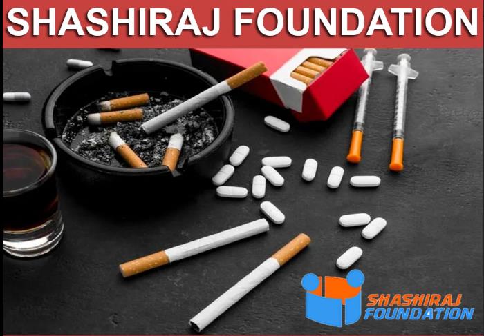 Taking medicine of Shashiraj Foundation