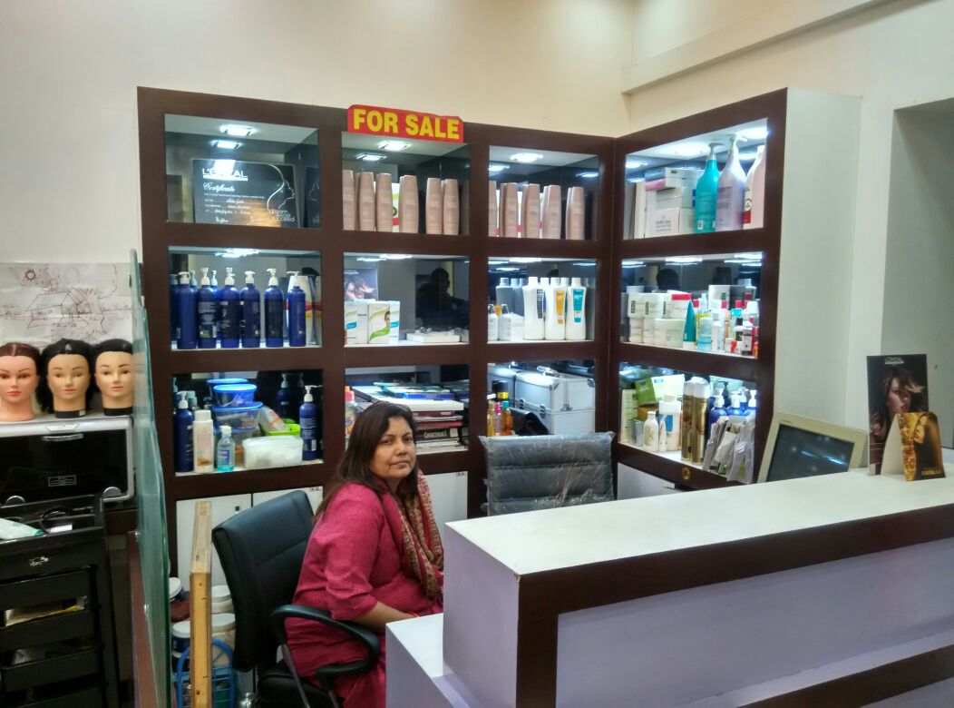 Reception Area of Shine N Glow Ladies Beauty Parlour & Spa