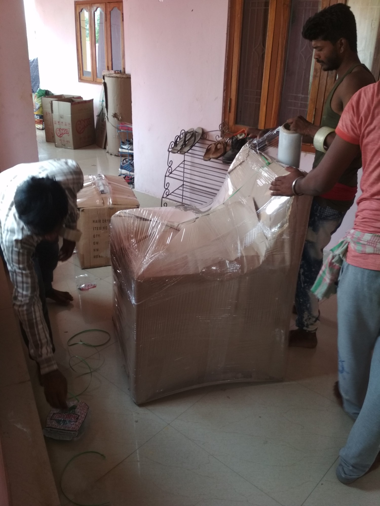 Packing Process of Shree Packers and Movers