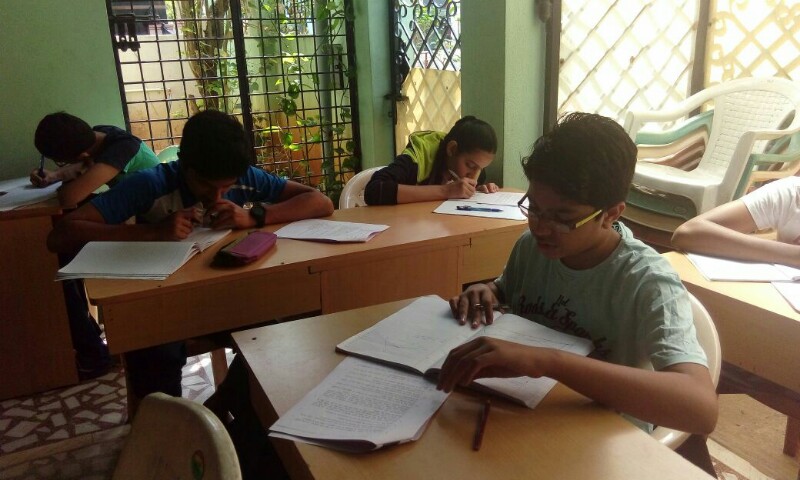 students studying of Sheshadri