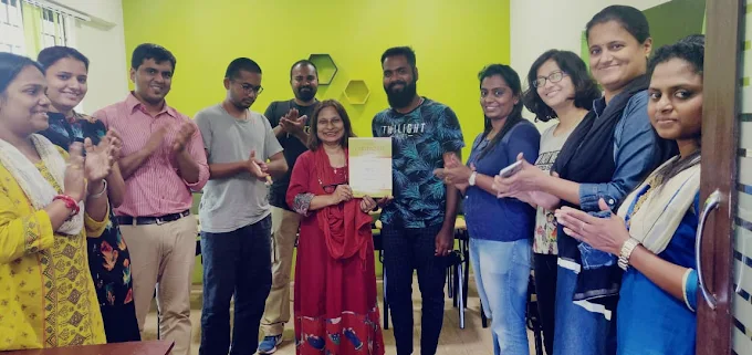 group celebration of Speakeng India
