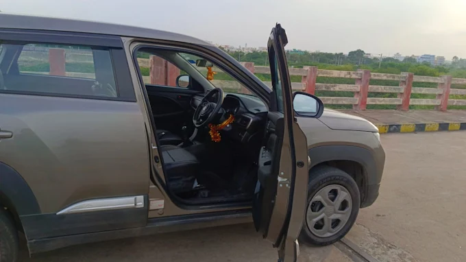 car interior of Sri Balaji Car Travels