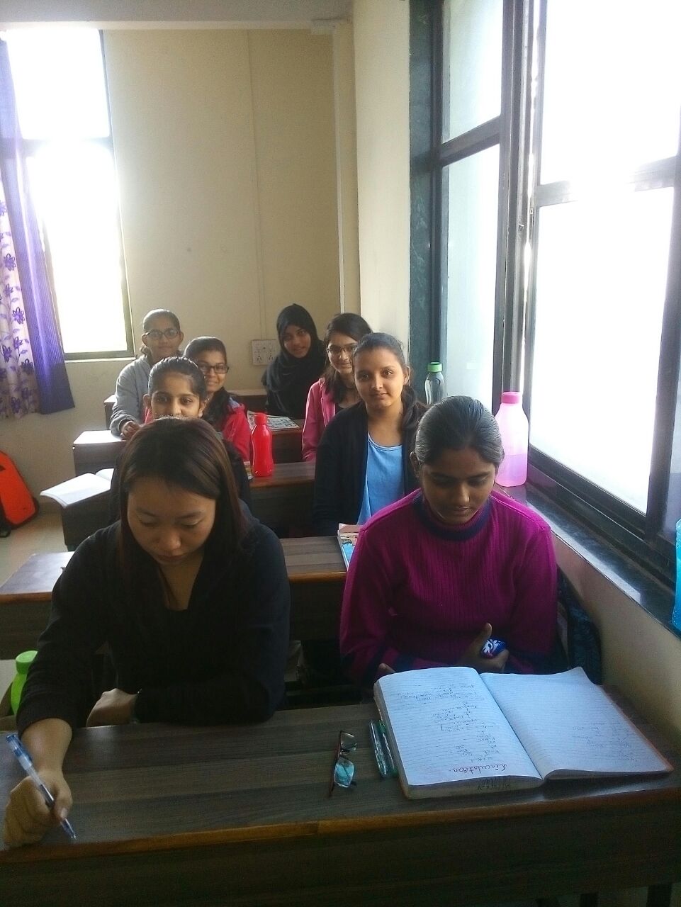 Tutor Teaching Classes of Vision Academy