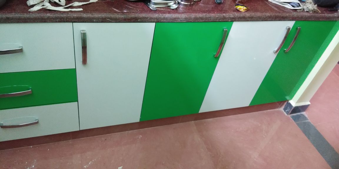 kitchen cabinets of Sri Velmurugan Wood Works