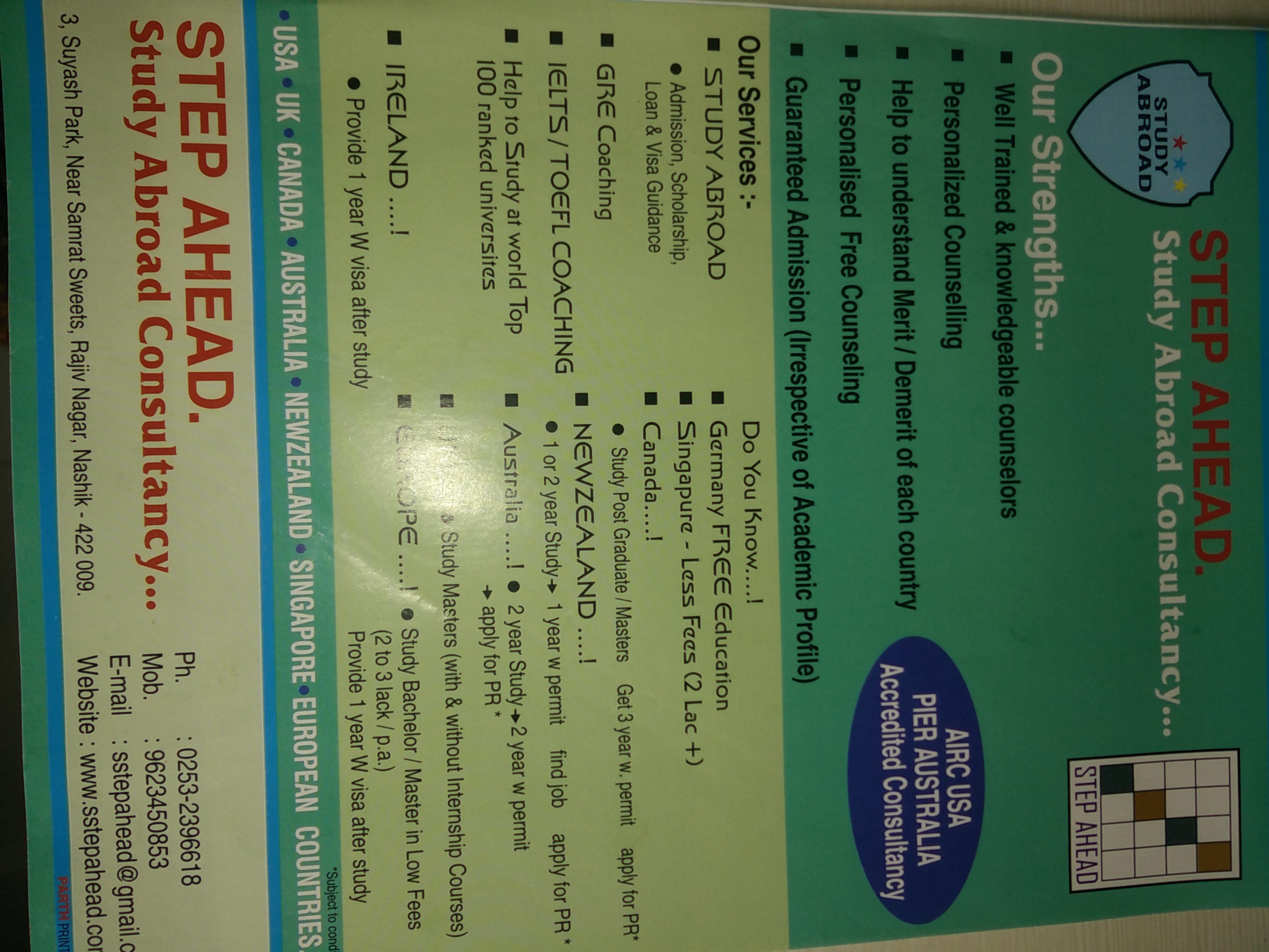 Step Ahead Study Abroad Consultancy image