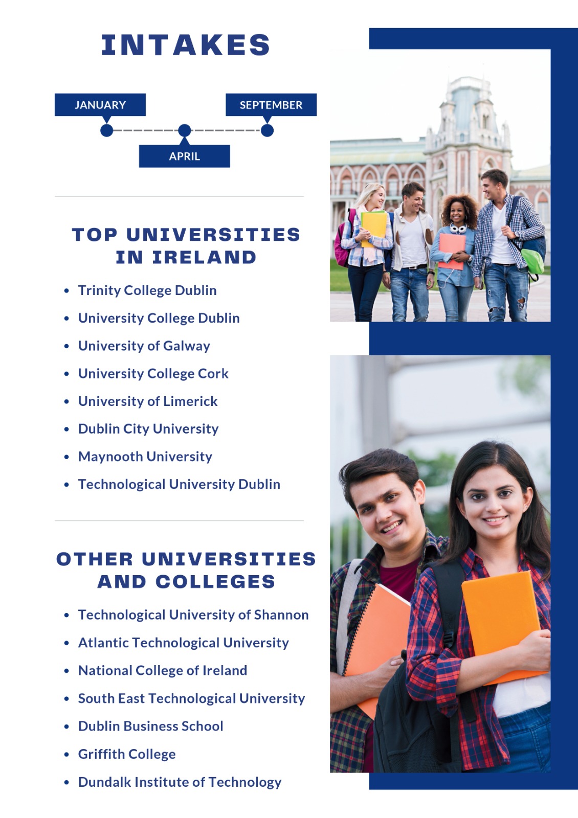 University Representatives of Student Destination Overseas Consultants