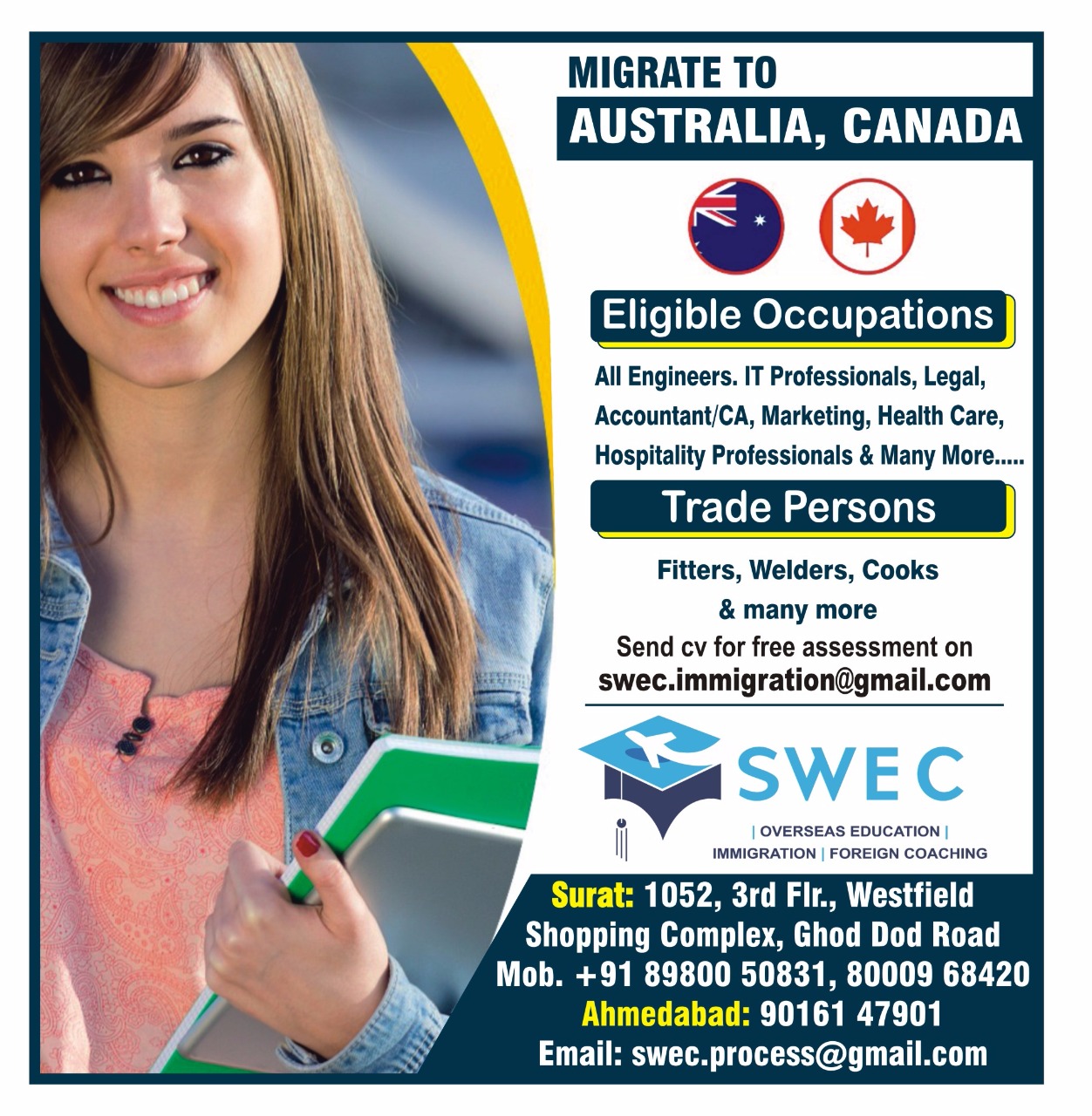 Visa Experts – Visa Success Starts Here of Swec Education & Immigration Services LLP