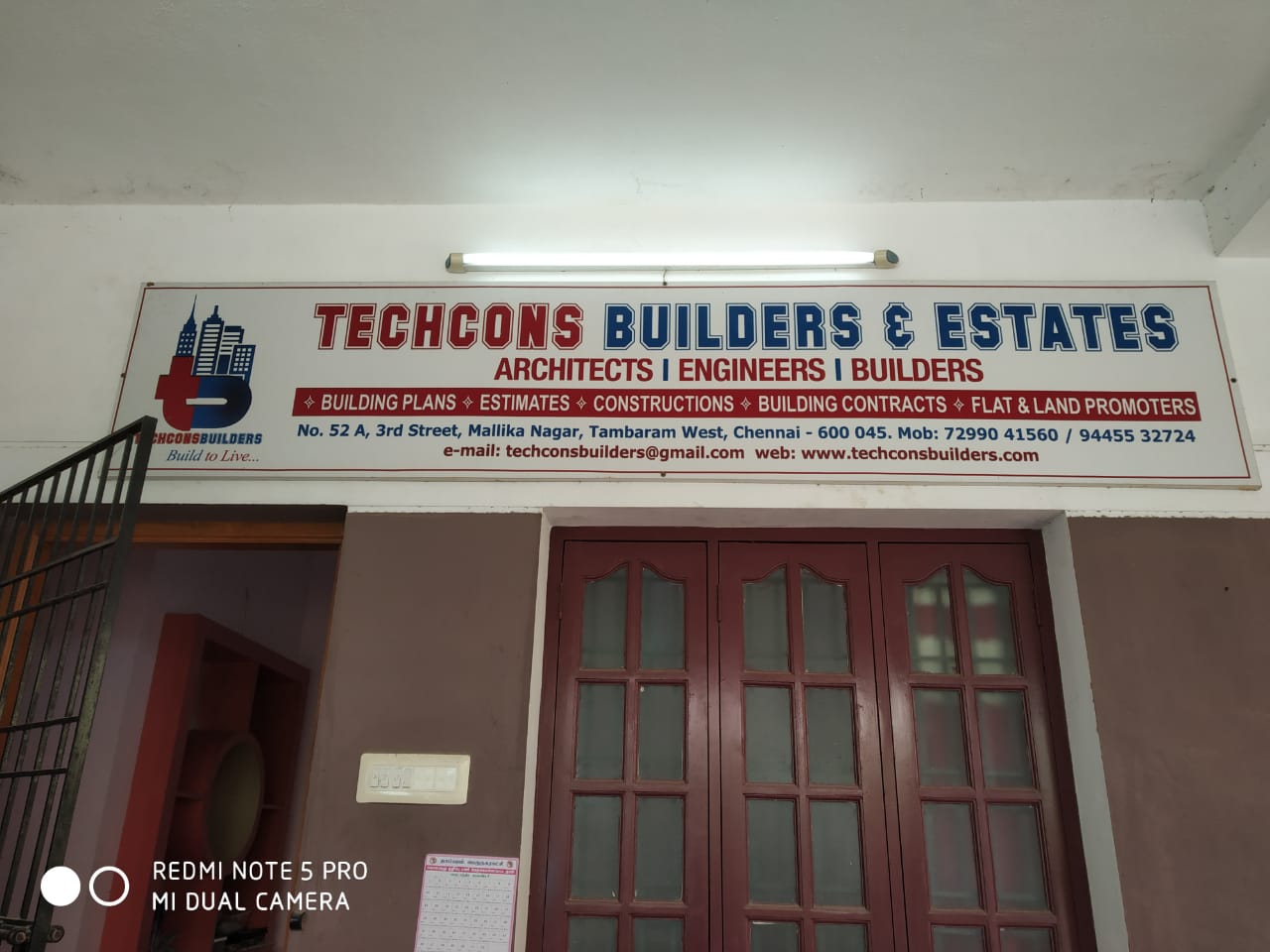 Commercial building of Techcons Builders & Estates