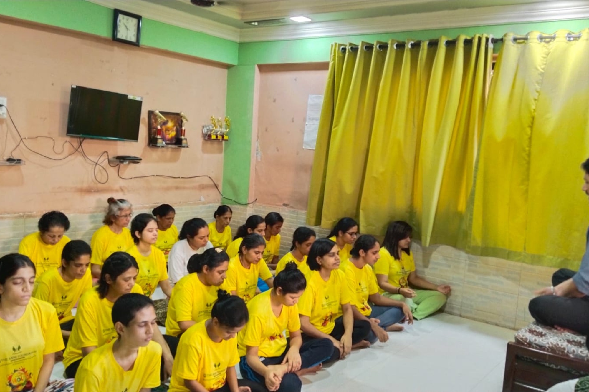 Yoga Session of The Anni Foundation