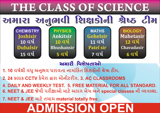 Tutors/Faculty of The Class Of Science