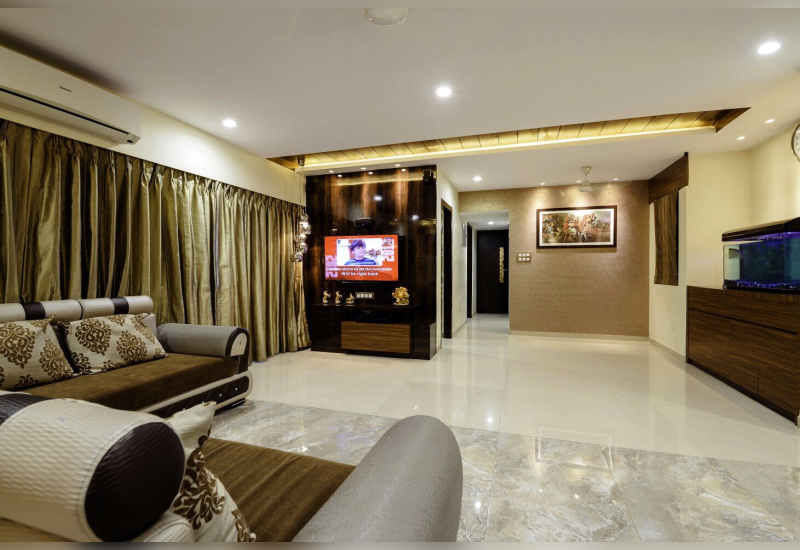 Living Room Design of The Grid Interior
