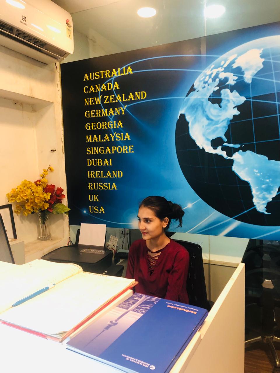 Reception Area of The Scorp Overseas Education consultant