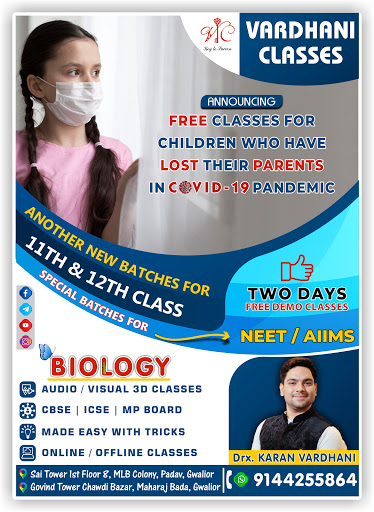 Demo Classes of Vardhani Classes By Dr Karan Vardhani For 11th 12th Neet Aiims CBSE Mp