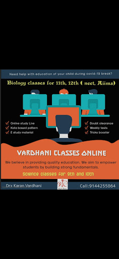 Online Classes of Vardhani Classes By Dr Karan Vardhani For 11th 12th Neet Aiims CBSE Mp