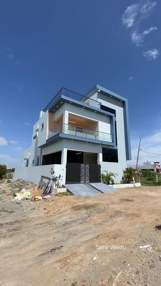Modern Elevation of Vasturaschana Construction Services