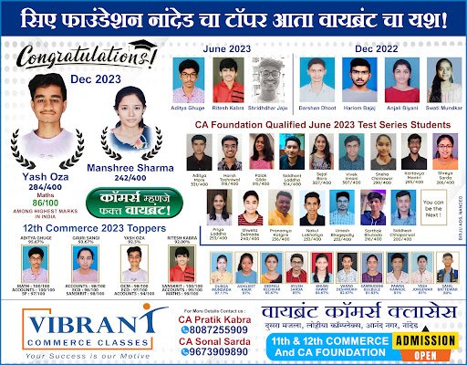 Academic Awards of Vibrant Commerce Classes