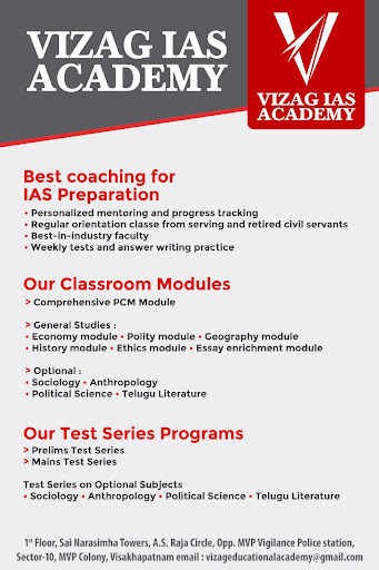 Tutor Teaching Classes of Vizag Ias Academy