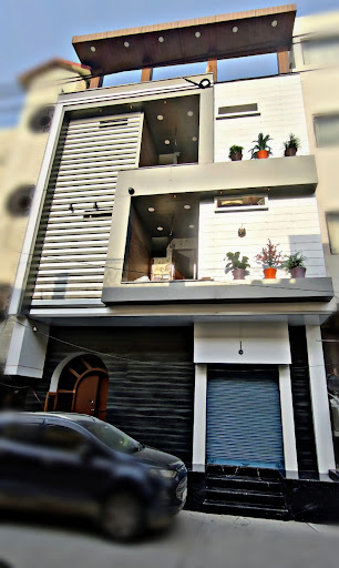 Modern Elevation of VR Dhiman Buildtech