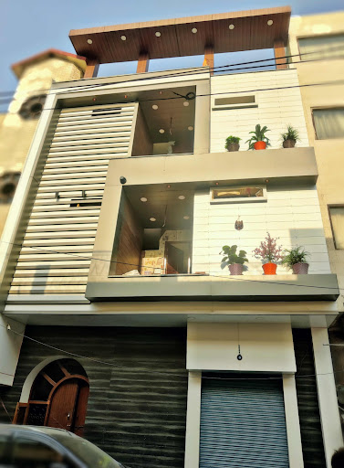 Modern Elevation of VR Dhiman Buildtech