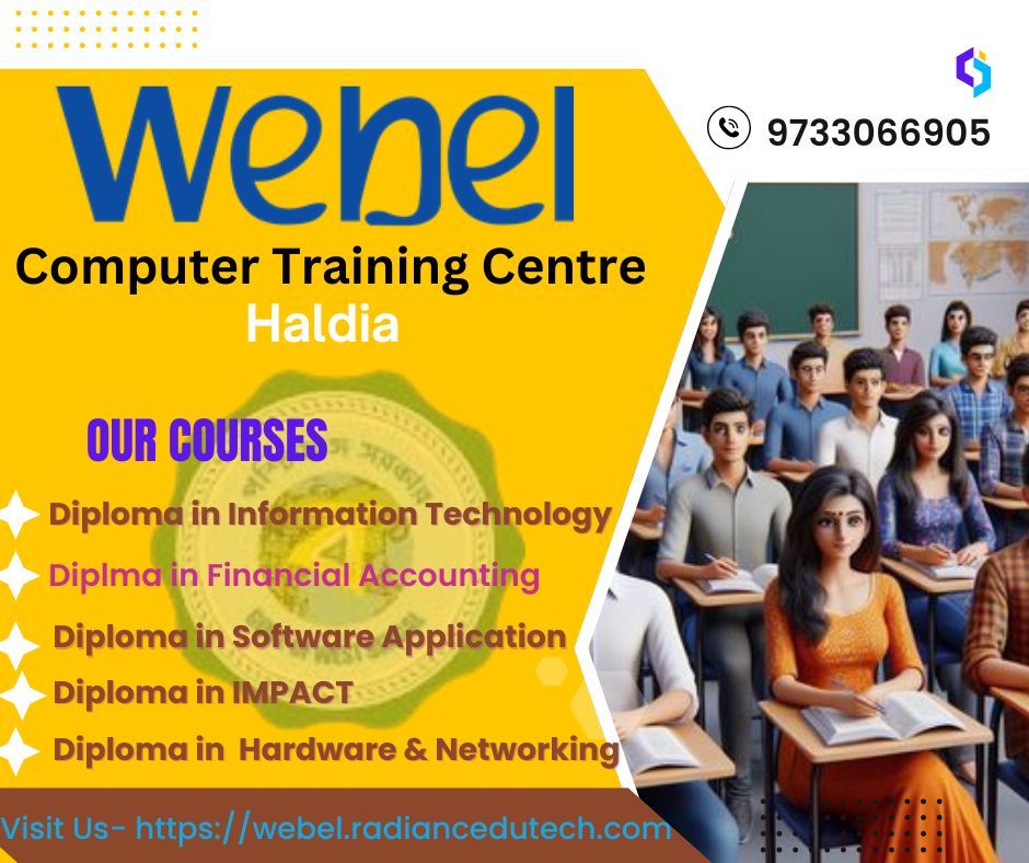 Classrooms of Webel Computer Training Centre
