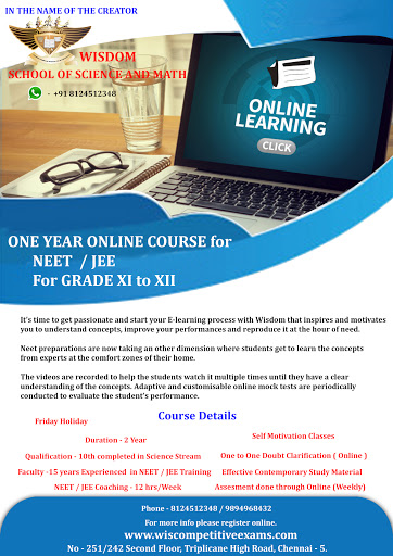 Online Classes of Wisdom School Of Science And Mathematics