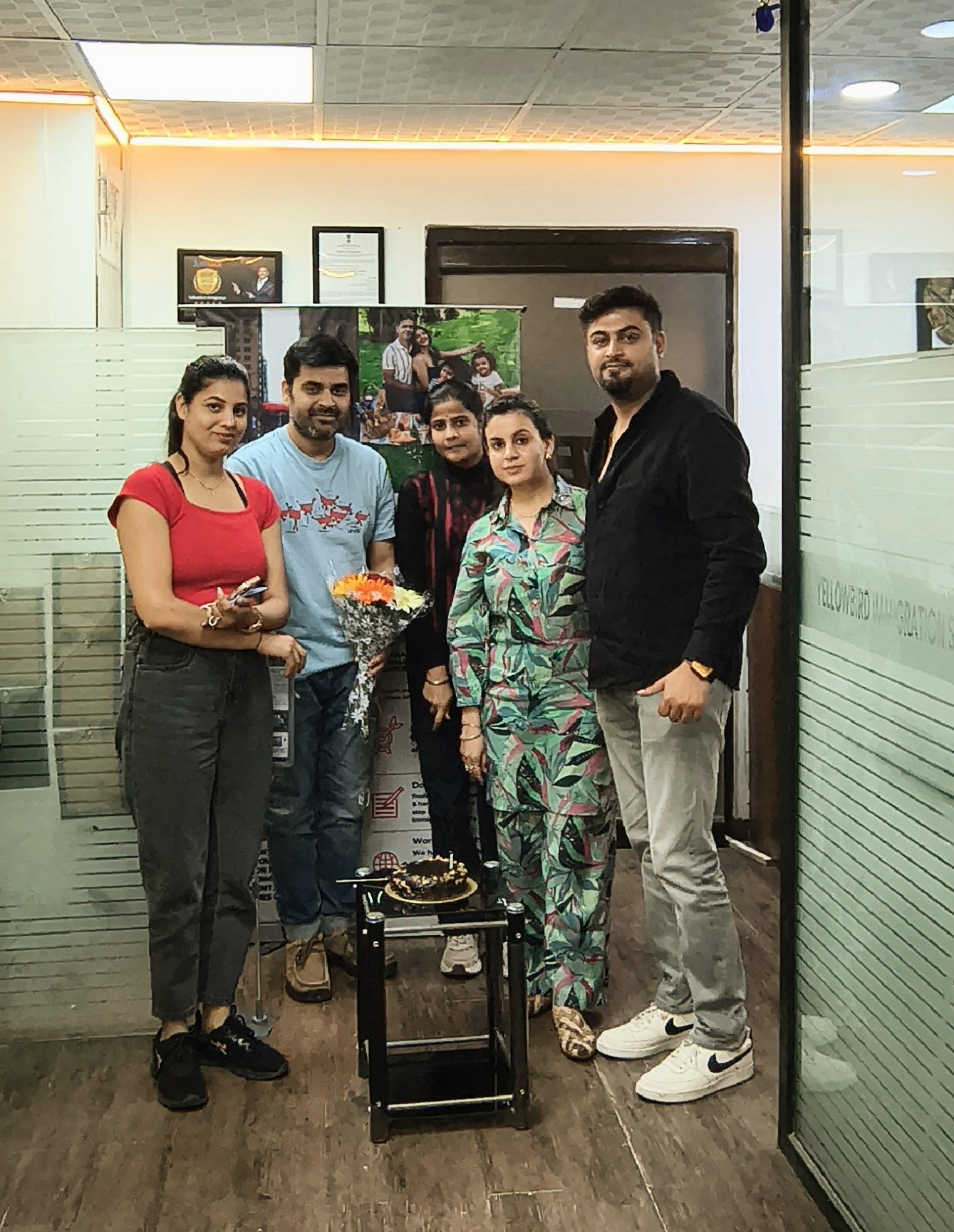 Staff at Work - Dedicated Team in Action of Yellowbird Immigration | Best Immigration Consultants in Delhi