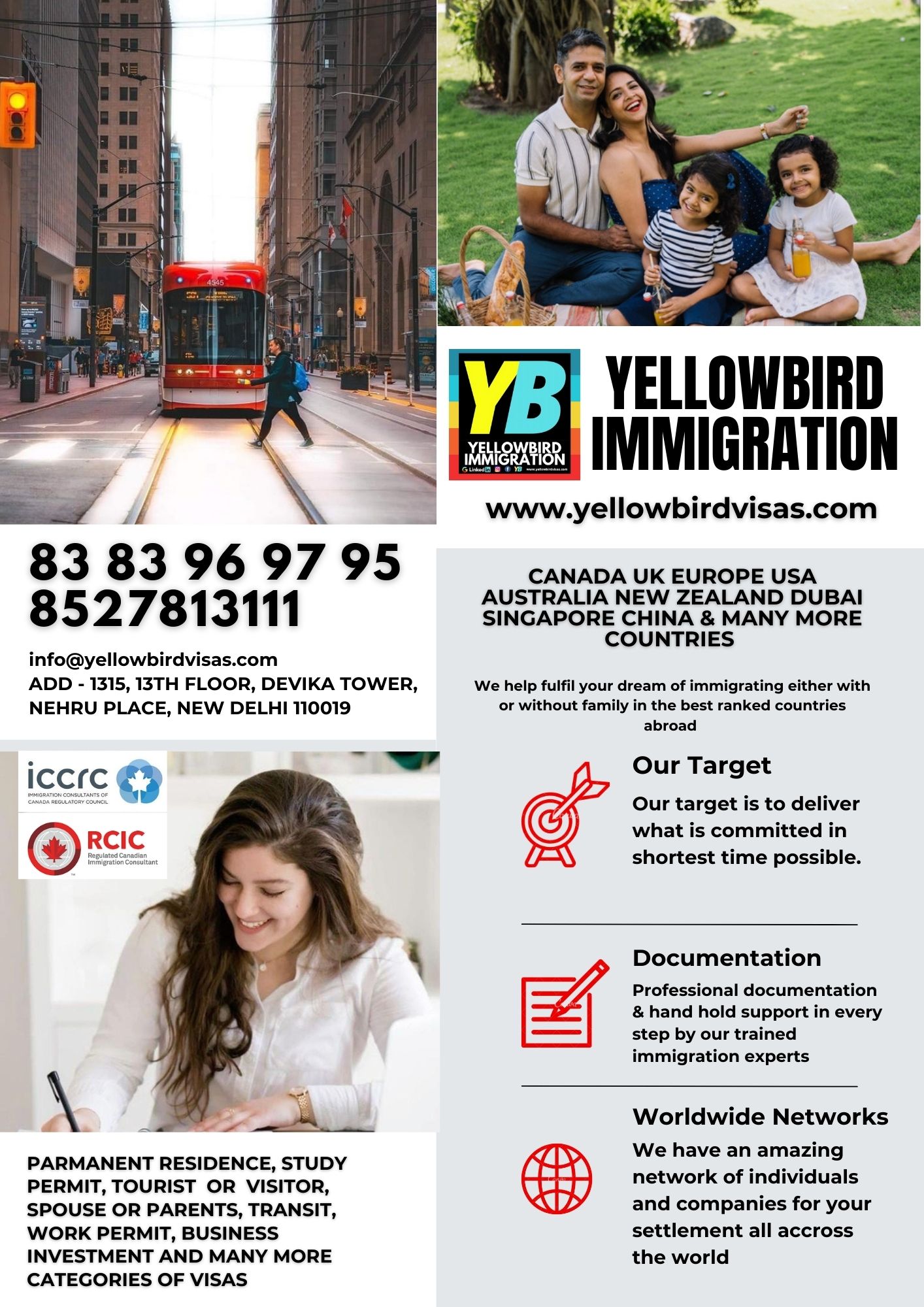 Visa Experts - Experts Handling All Visa Types of Yellowbird Immigration | Best Immigration Consultants in Delhi