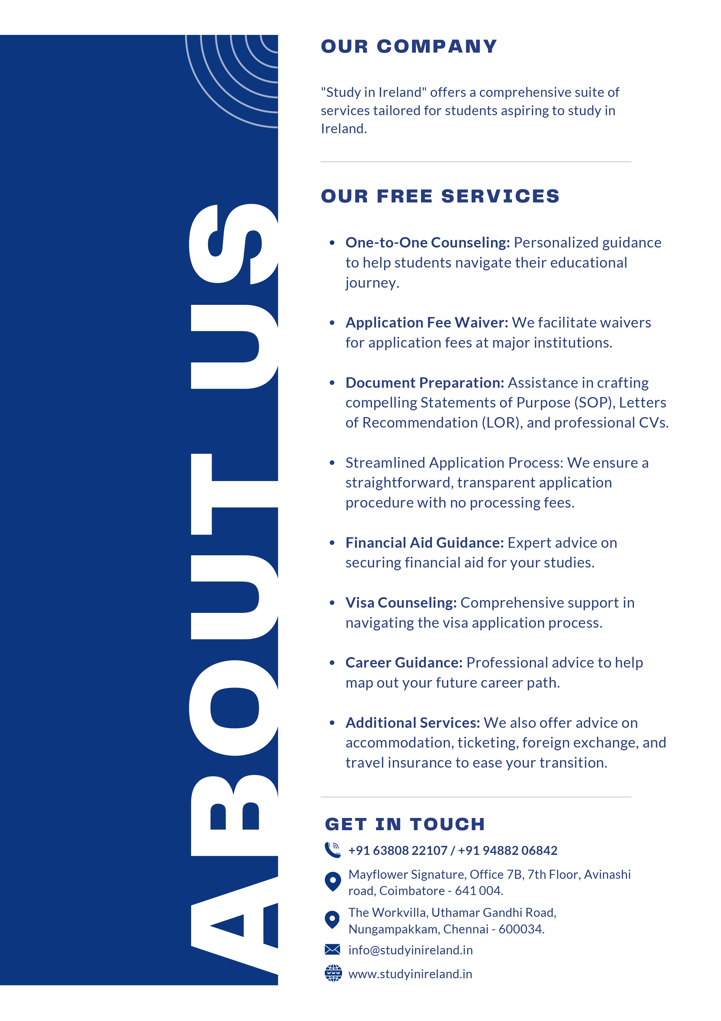 Counselors of Student Destination Overseas Consultants