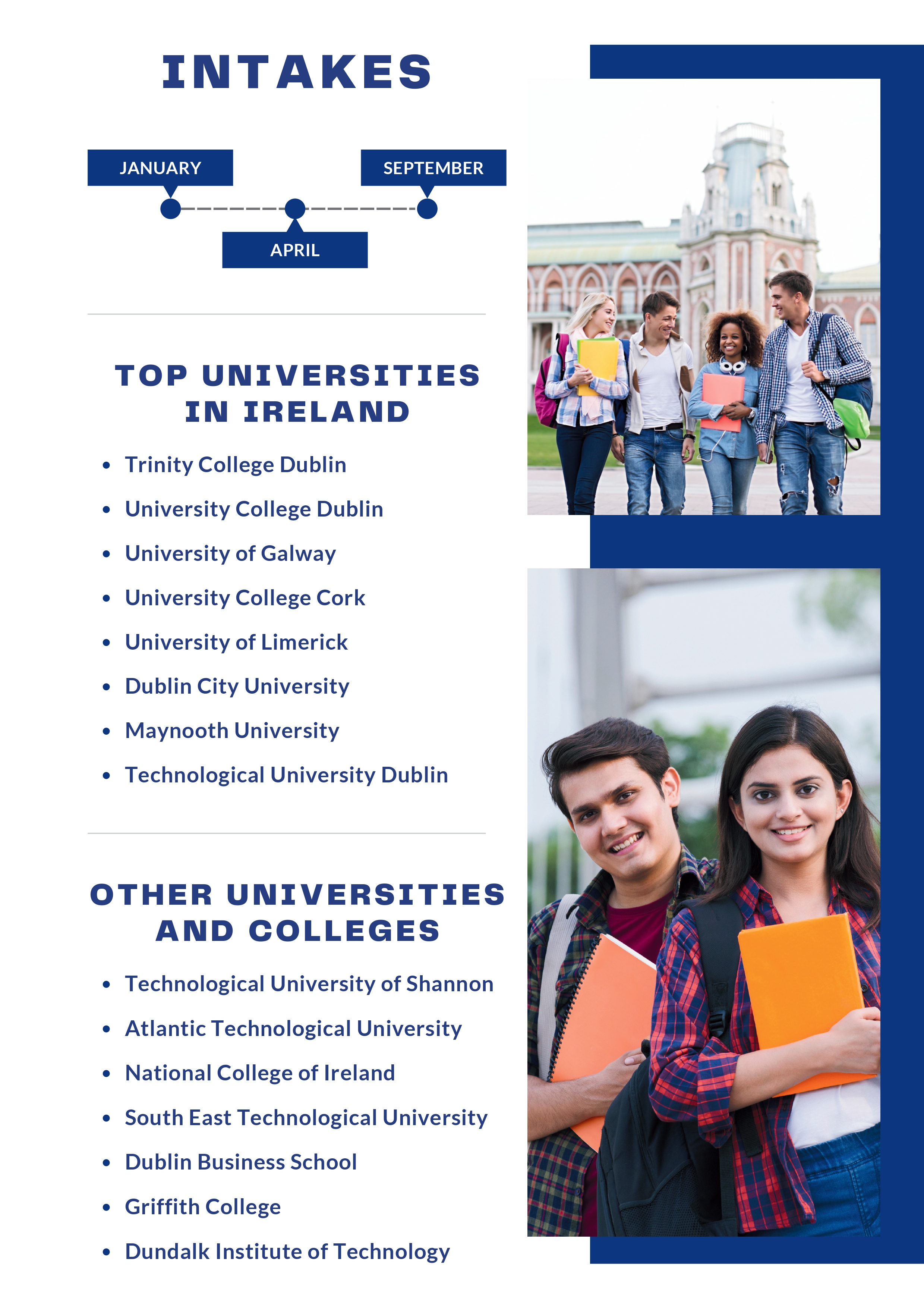 University Representatives of Student Destination Overseas Consultants