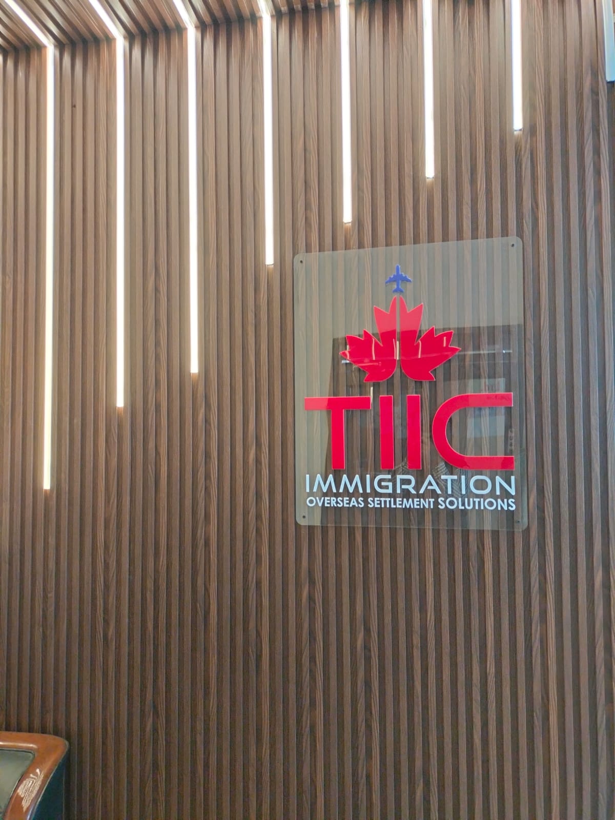 Reception Area of M/s TIIC OVERSEAS SETTLEMENT SOLUTIONS