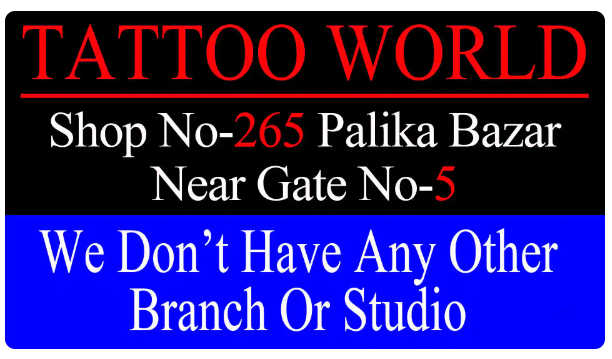 Tattoo World Studio  Connaught Place Delhi