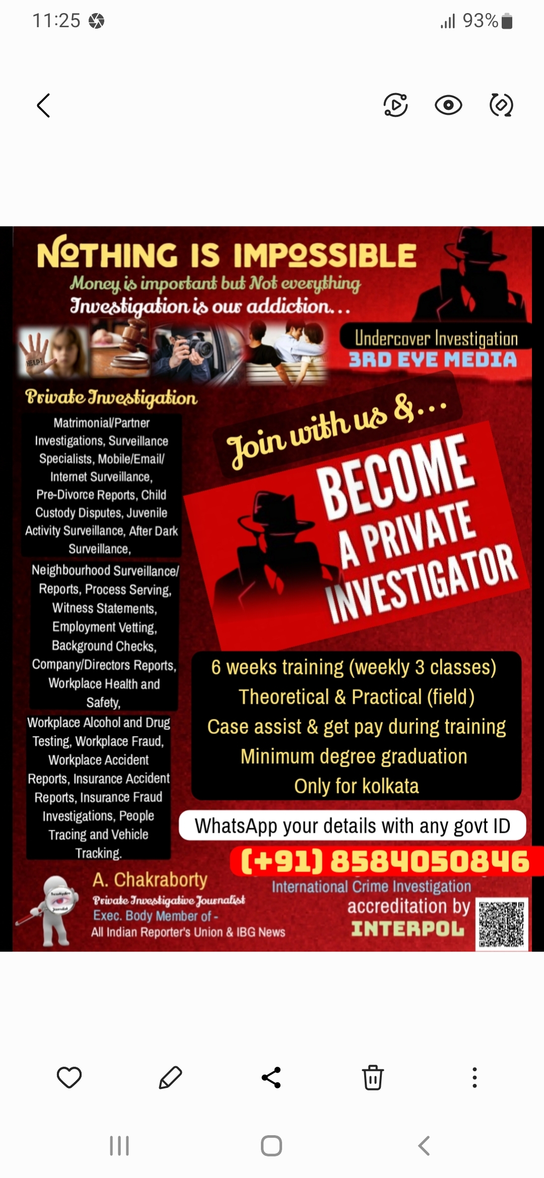 3rd Eye Media Private Investigation Kolkata. Kolkata 3rd Eye Media Private Investigation Kolkata. Kolkata