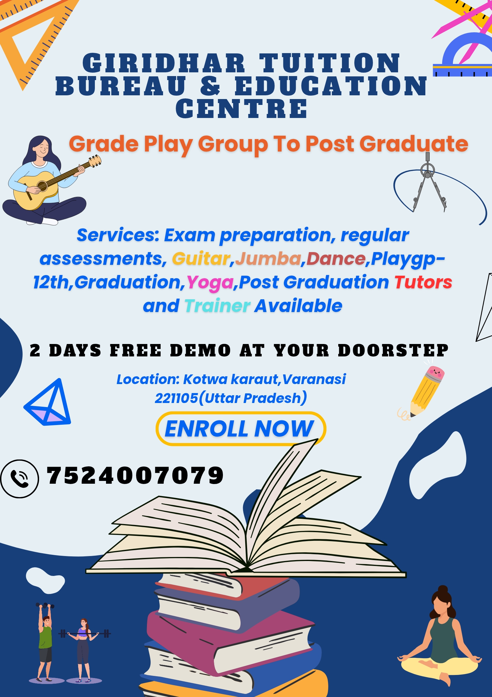 giridhar Tuition Bureau & Education Centre Kotwa Koraut Varanasi