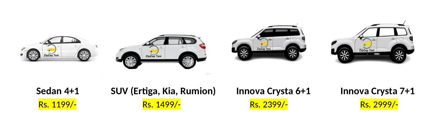 Zipzap Taxi Dhakoli Zirakpur Zipzap Taxi Dhakoli Zirakpur
