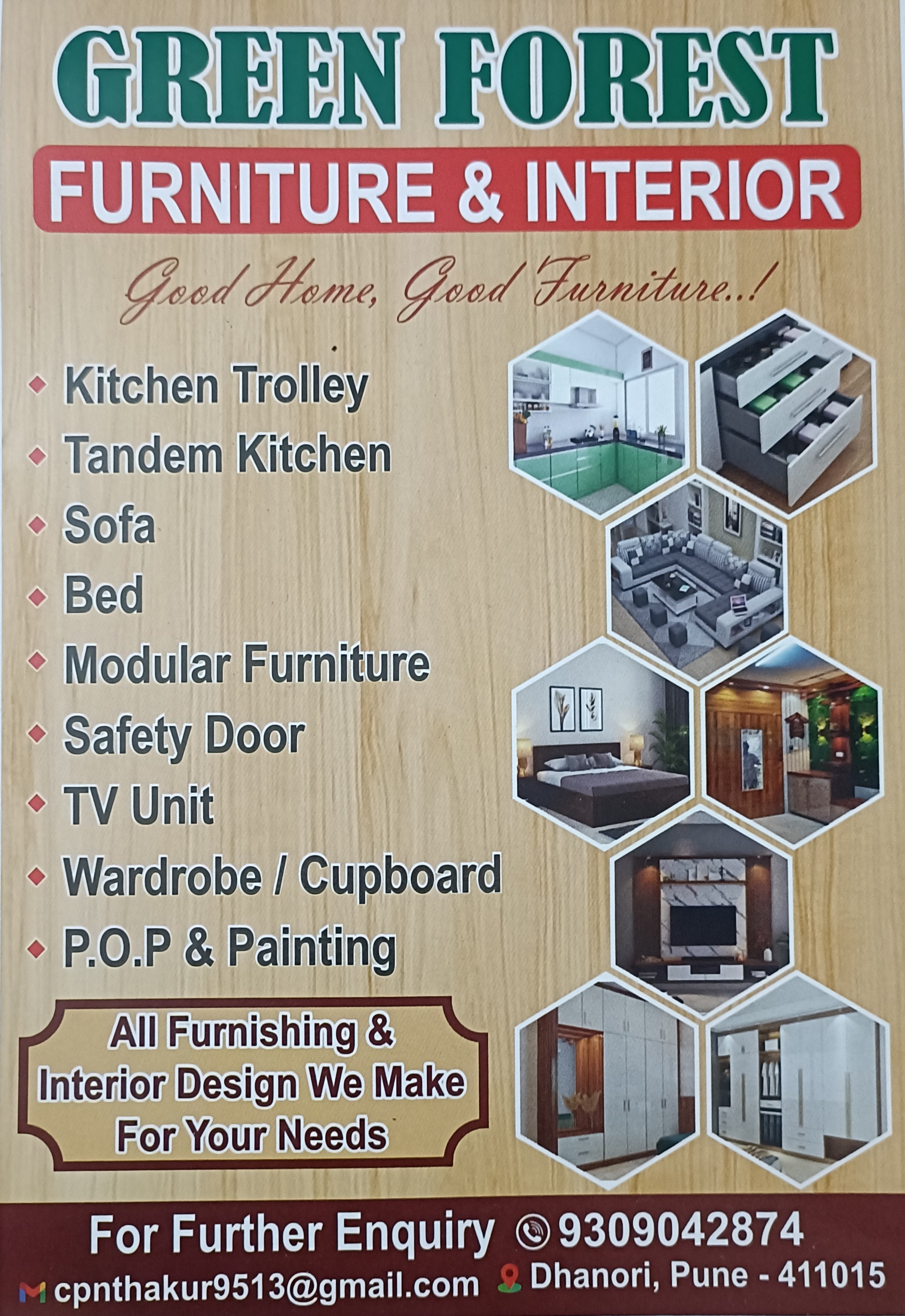 Green forest furniture  Dhanori Pune