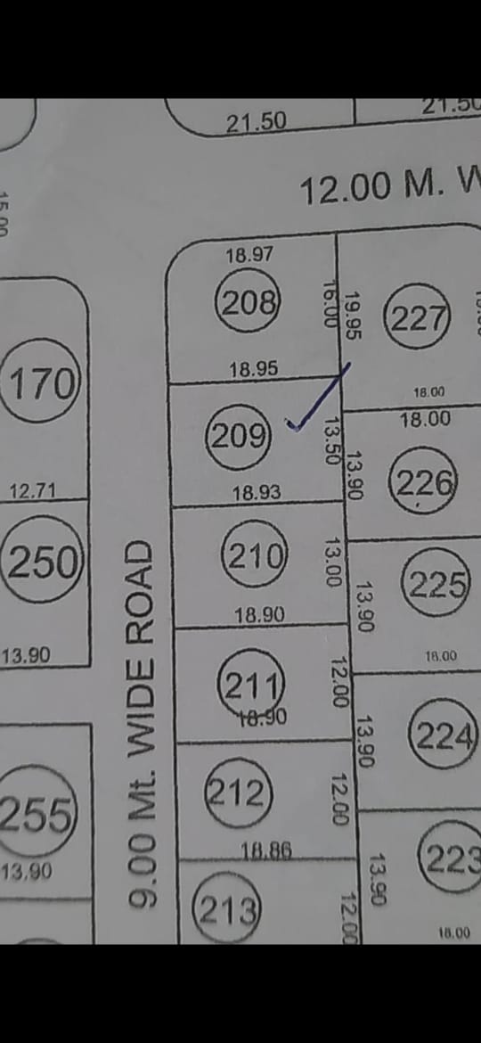 2750 sqft Plots & Land for in I.C.S. Colony